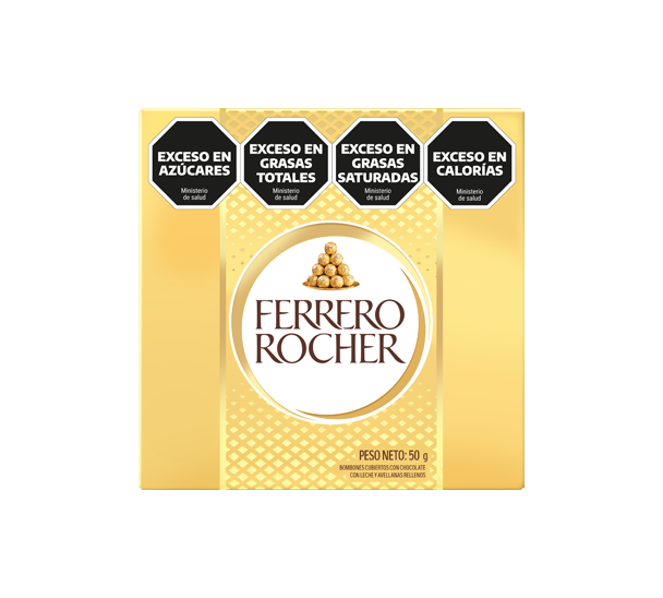 Caja de regalo chica de 4 bombones