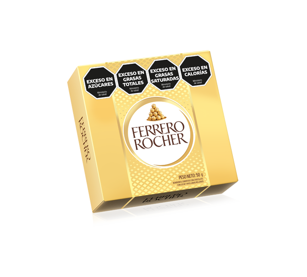 Caja de regalo chica de 4 bombones