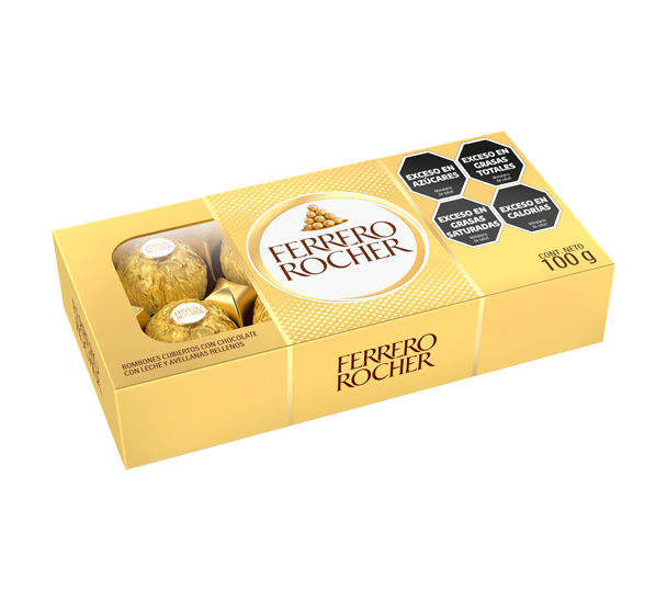 Caja de regalo mediana de 8 bombones