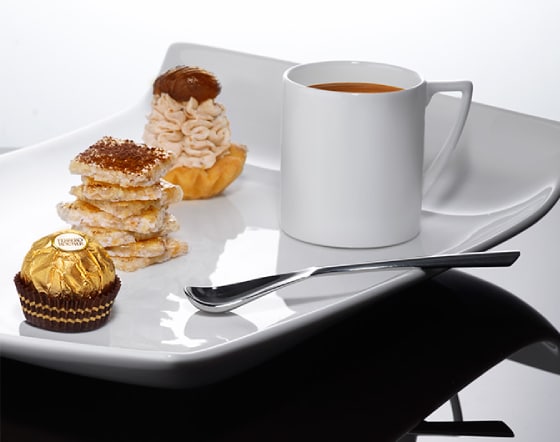 Café Gourmand with Creamy Desserts