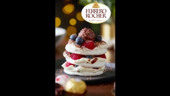 Ferrero Collection Choc Hazelnut Pavlova Stacks