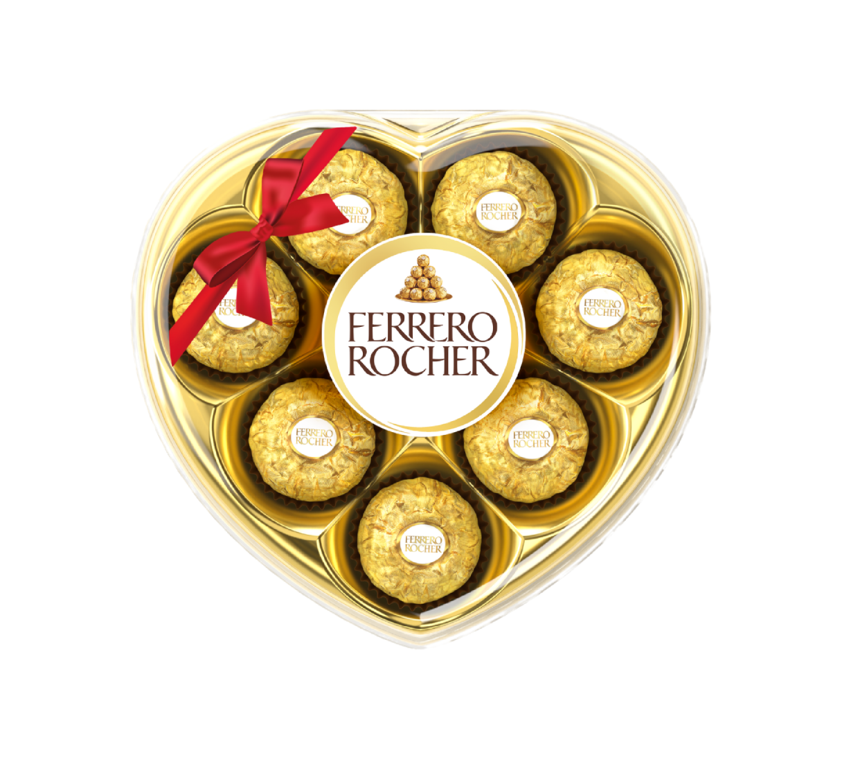 Ferrero Rocher Transparent Heart 8 Pieces
