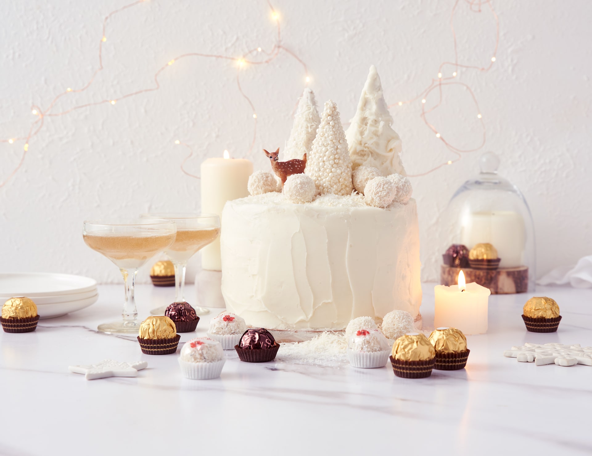 Christmas Winter Wonderland Cake