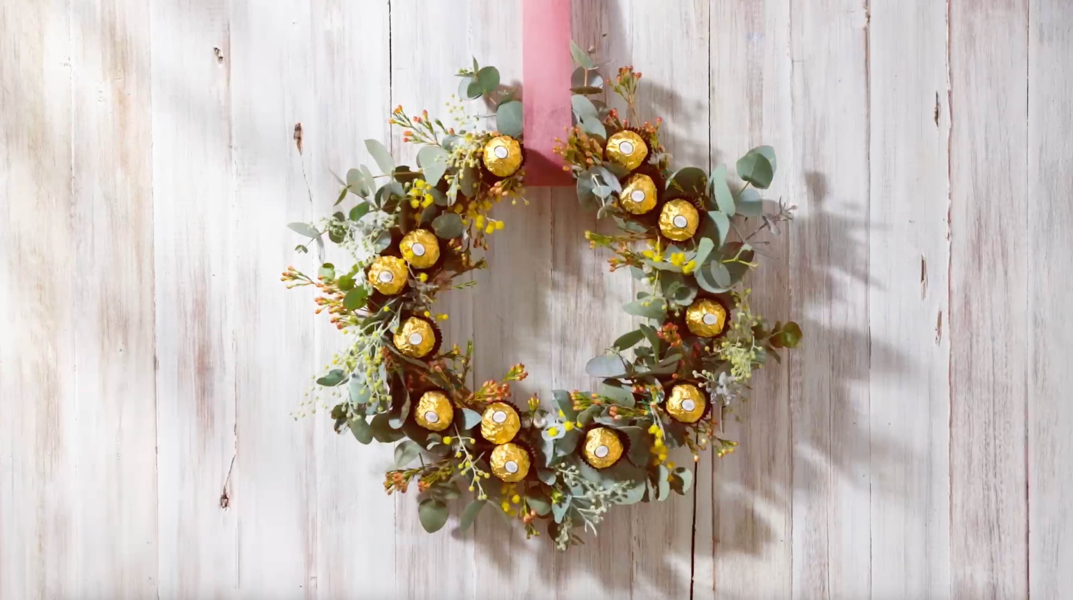 Ferrero Rocher Christmas Wreath