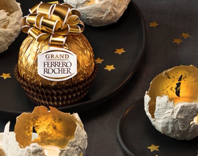 Boules de neige dorées