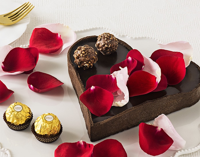 Coração de Ferrero Rocher