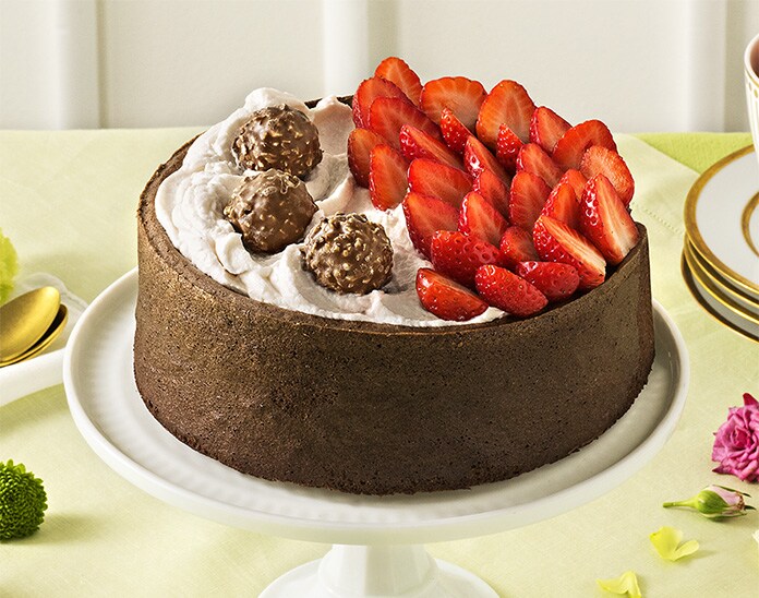 Charlotte de Morango e Ferrero Rocher