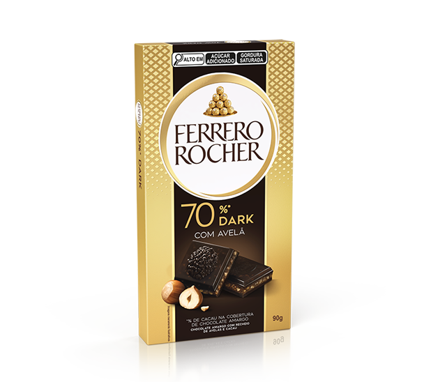 Tablete Dark 70% com Avelã