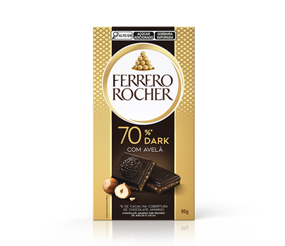 Tablete Dark 70% com Avelã