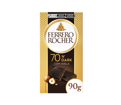 Tablete Dark 70% com Avelã