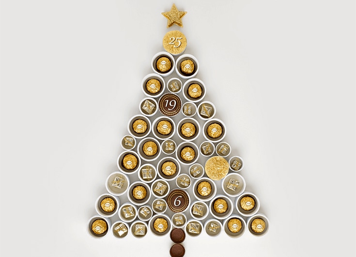 Arbre calendrier de l'Avent