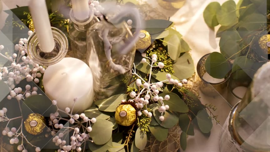 Guirlande de bougie festive