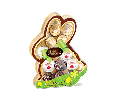 Boîte Ferrero Collection® en forme de lapin contenant 13 confiseries