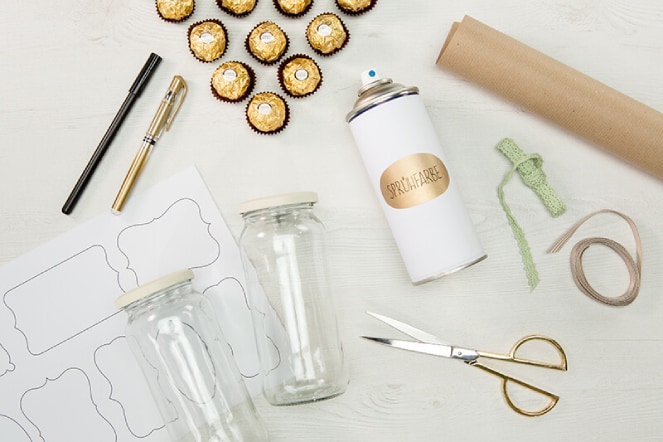 Goldenes Mitbringsel