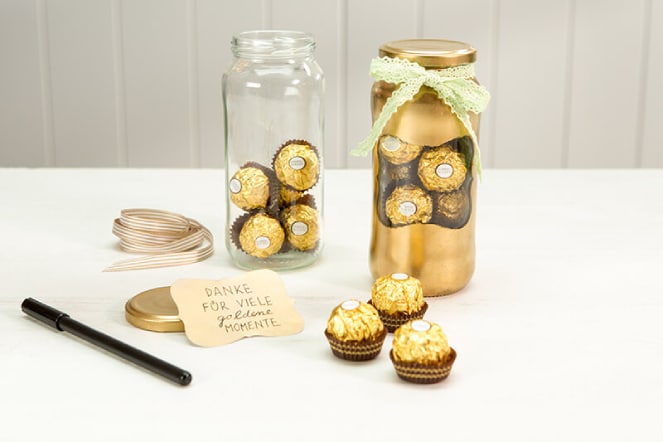 Goldenes Mitbringsel