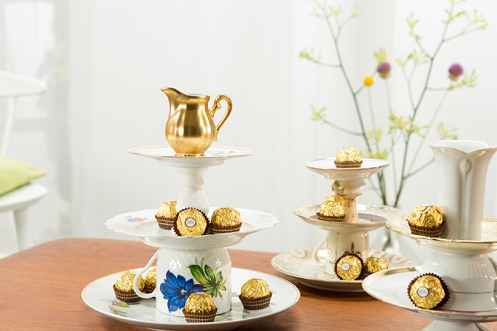 Selbstgebaute Etagere 6