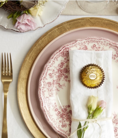 Decoración de mesa Ferrero Rocher