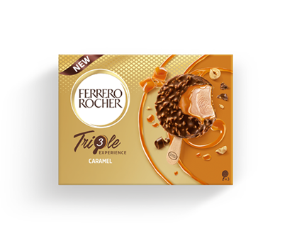Helado Ferrero Rocher Triple Experience Caramel