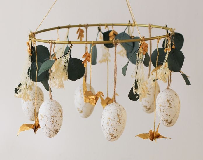 Le mobile Ferrero Rocher de Pâques par Vert Cerise