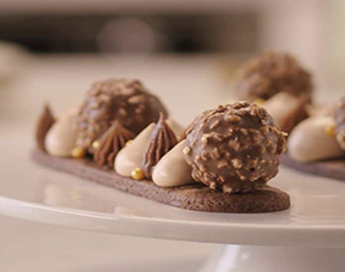 Tartelettes au chocolat & Ferrero Rocher