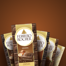 FERRERO ROCHER : Classic - Bâtonnets glacés noisette et chocolat
