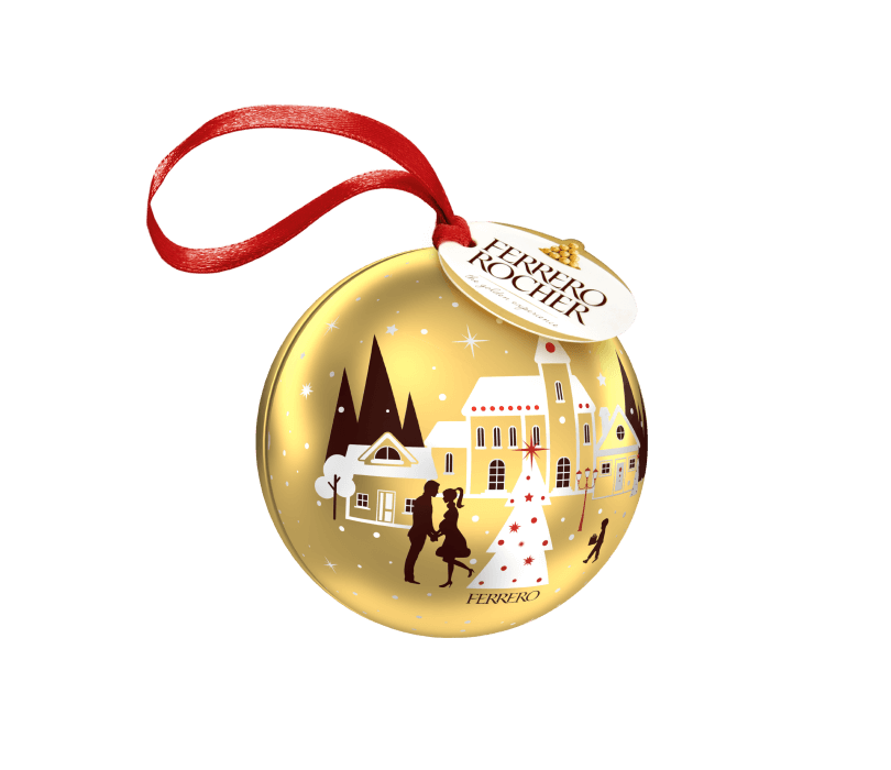 Ferrero Rocher Tin Ornament 3 pieces