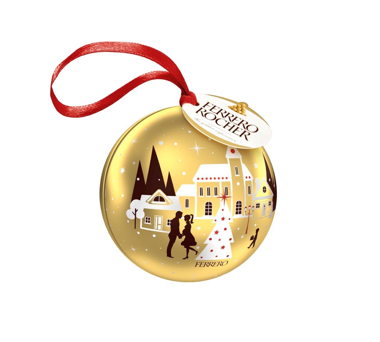 Ferrero Rocher Tin Ornament 3 pieces