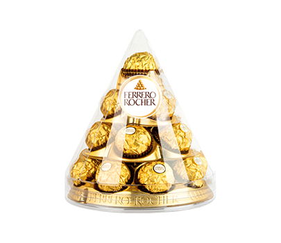 17 Darabos Ferrero Rocher Piramis