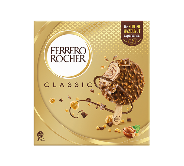 4 darabos Ferrero Rocher tejcsokoládés jégkrém