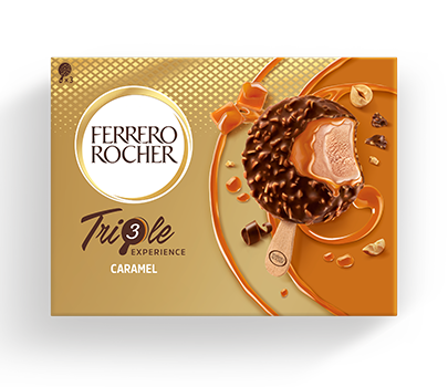 4 Darabos Ferrero Rocher Triple Experience Karamellás Jégkrém