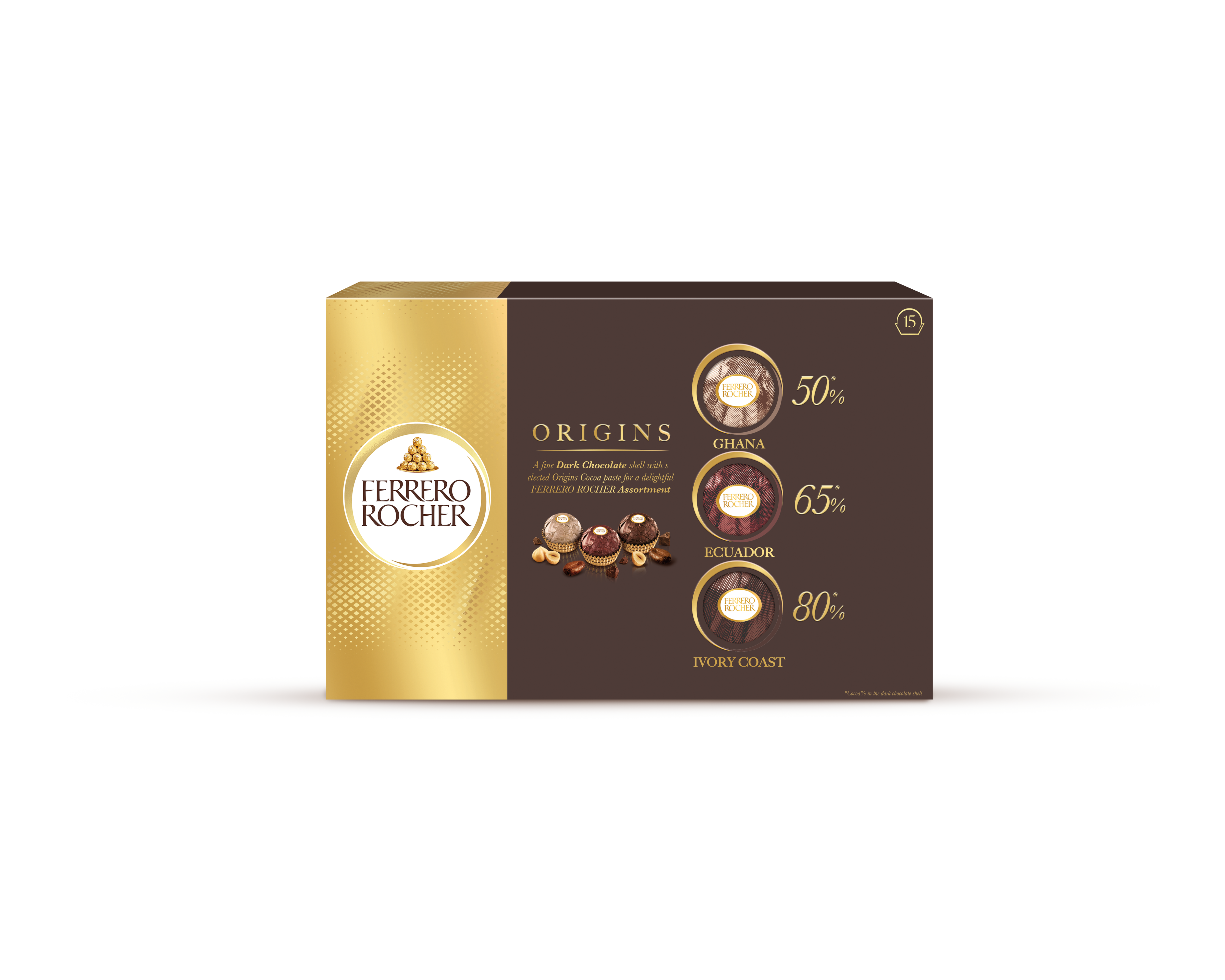 Small gift box with 15 pieces