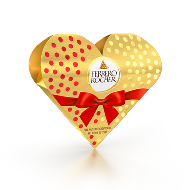 Valentine’s Heart with 2 Ferrero Rocher
