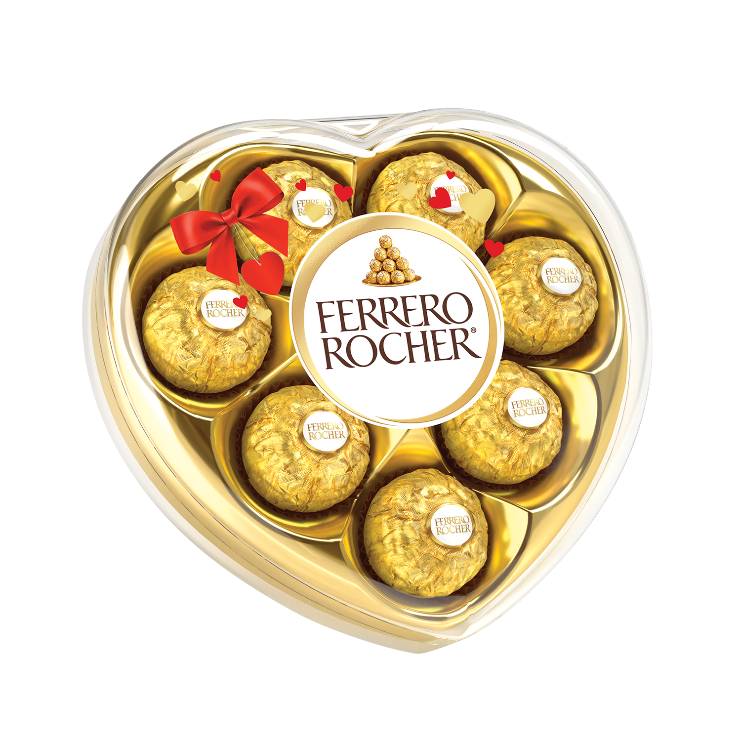Ferrero Rocher Transparent Heart 8 Pieces