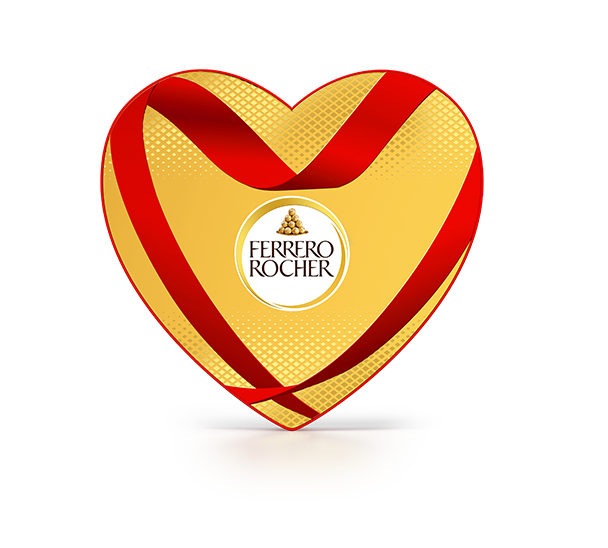Cuore grande FERRERO ROCHER 16 specialità