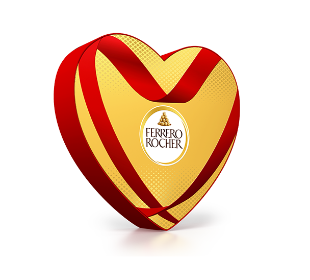 Cuore grande FERRERO ROCHER 16 specialità