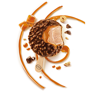 Gelato Ferrero Rocher Triple Experience Caramel