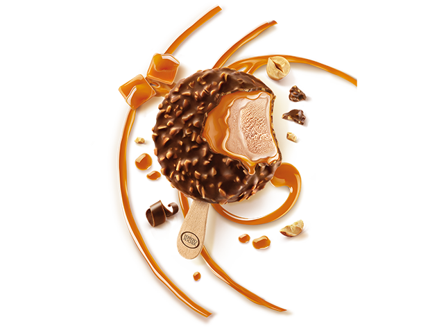 Gelato Ferrero Rocher Triple Experience Caramel