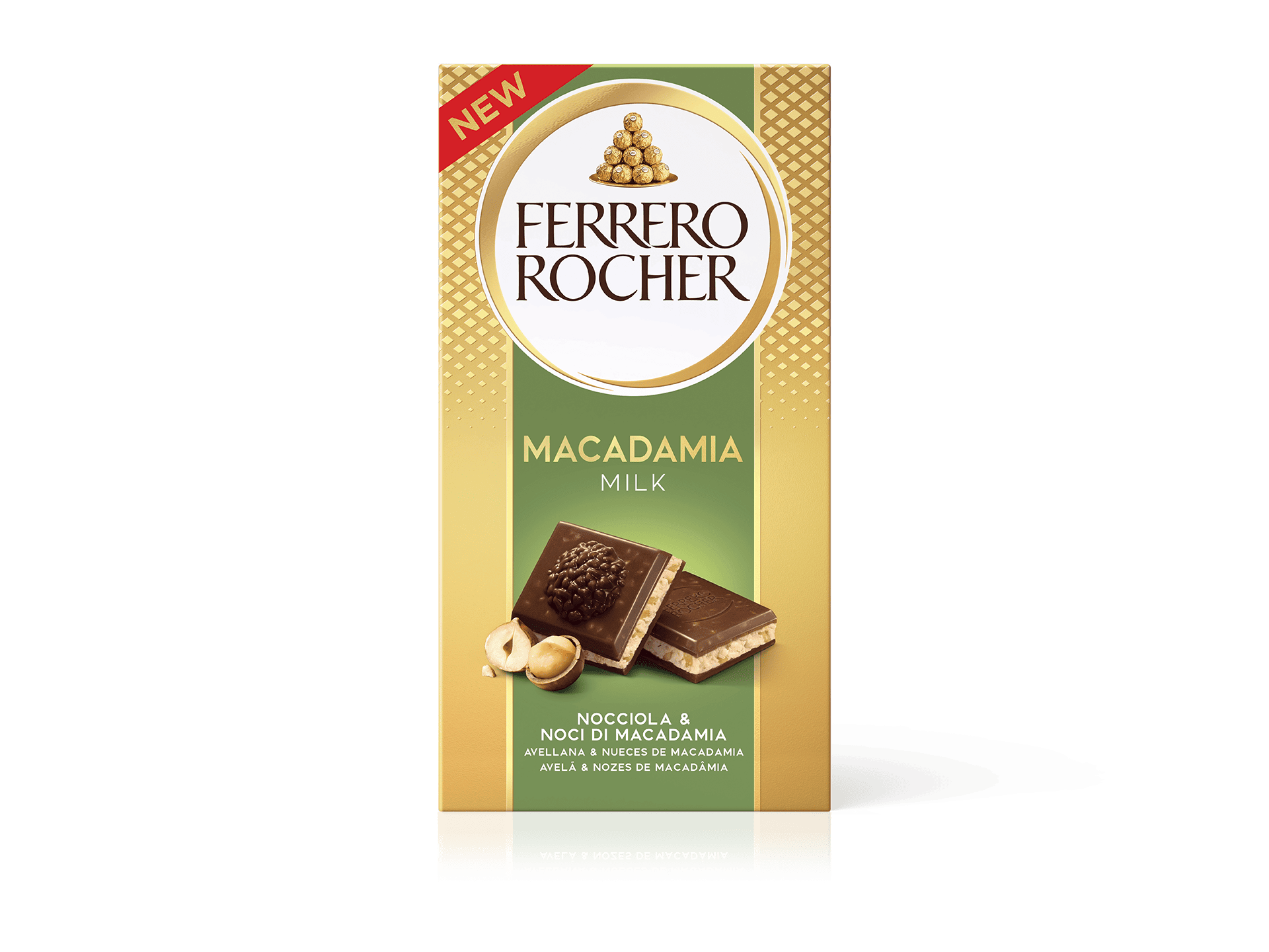 Tavoletta di cioccolato extra fondente con noci di macadamia e nocciole