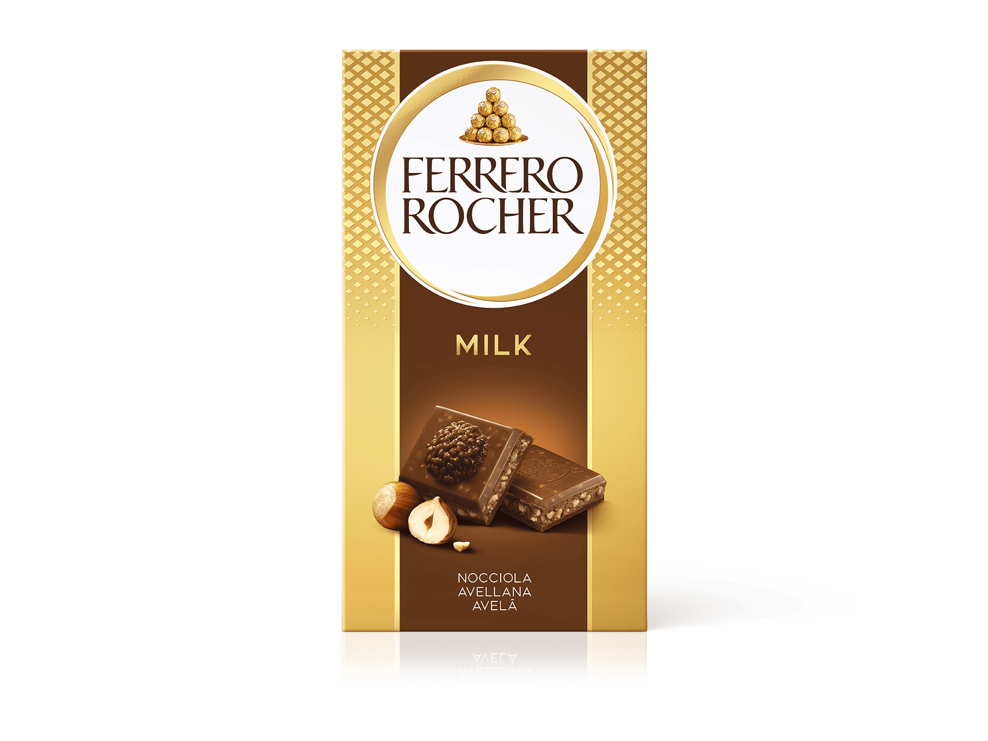 TAVOLETTE FERRERO ROCHER CIOCCOLATO AL LATTE CON NOCCIOLE