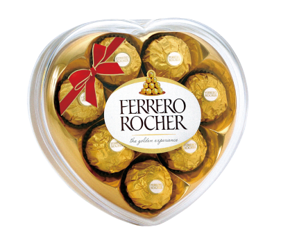 Ferrero Rocher Transparent Heart 8 Pieces