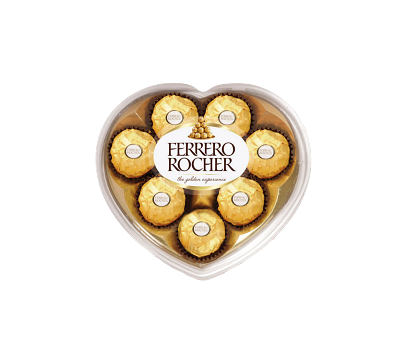 Ferrero Rocher Transparent Heart 8 Pieces