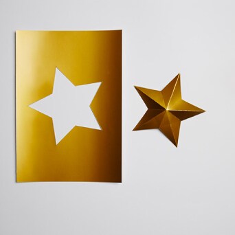Golden Ferrero Rocher Stars