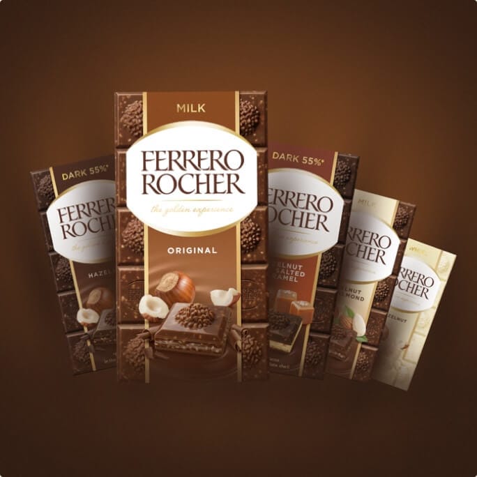 Ferrero Rocher Chocolate Bars