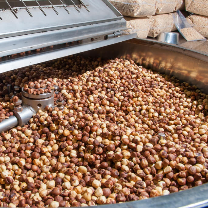The Roasting of our Hazelnuts