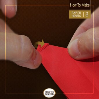 Fold over the left and right-side tips.