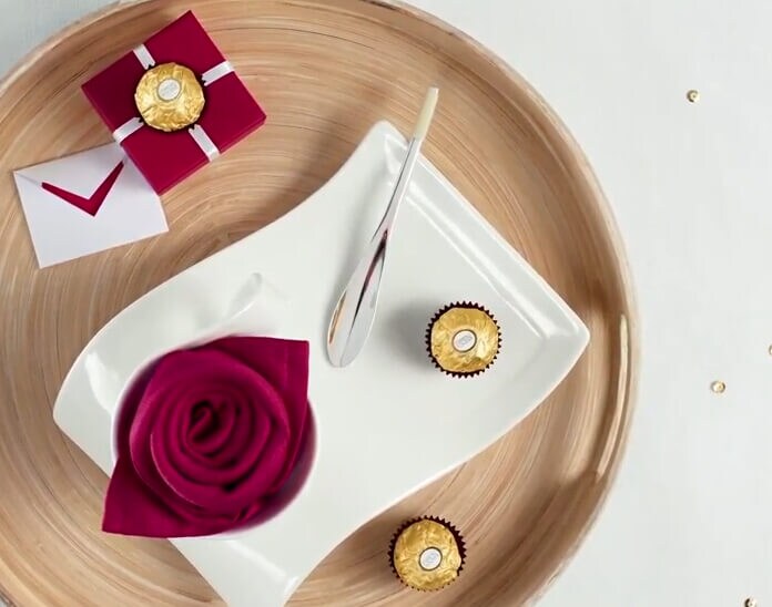 Rose Napkin