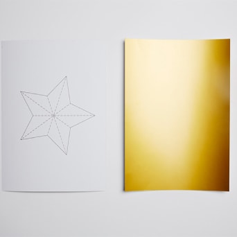 Golden Ferrero Rocher Stars