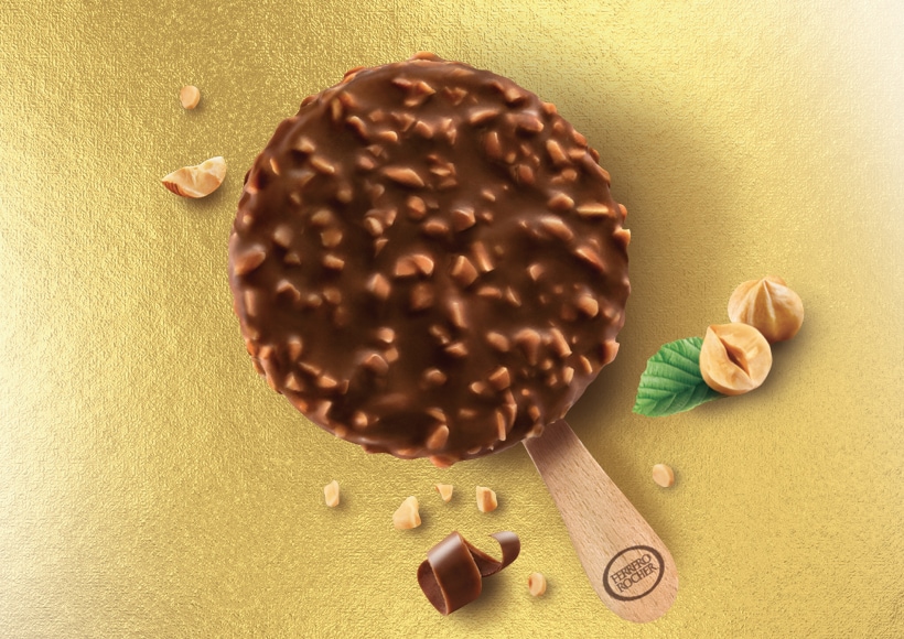 FERRERO ROCHER ICE CREAM