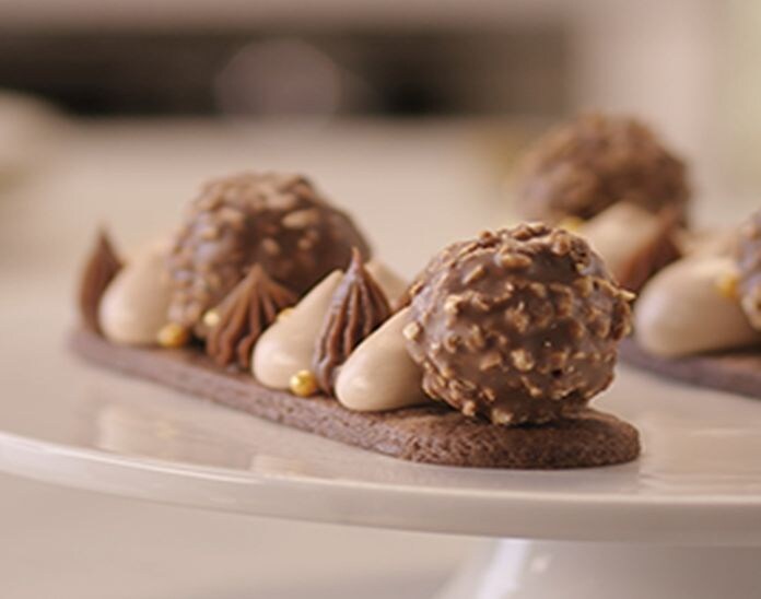 Tartaleta de chocolate Ferrero Rocher