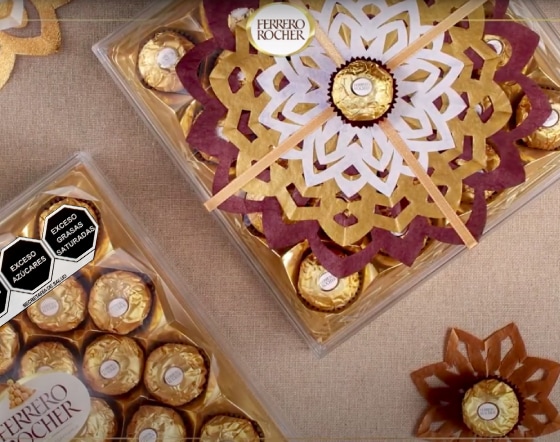 Golden Christmas Snowflakes